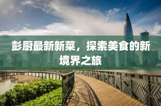 彭厨最新新菜，探索美食的新境界之旅