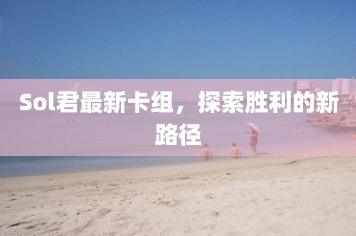 Sol君最新卡组，探索胜利的新路径