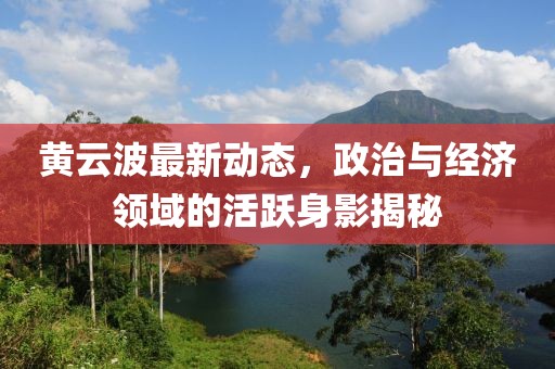 黄云波最新动态，政治与经济领域的活跃身影揭秘