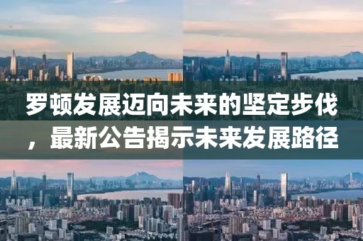 罗顿发展迈向未来的坚定步伐，最新公告揭示未来发展路径