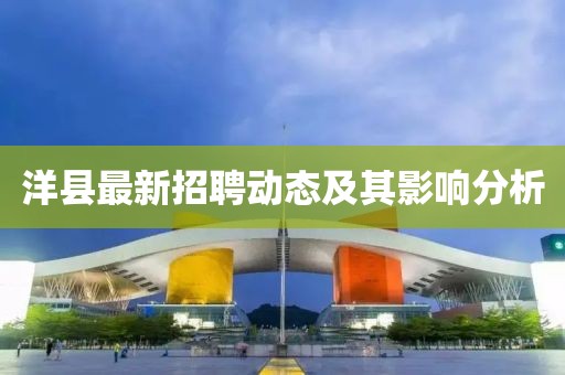 洋县最新招聘动态及其影响分析