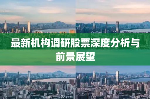 最新机构调研股票深度分析与前景展望