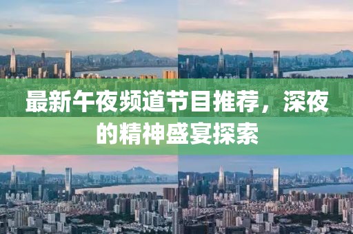 最新午夜频道节目推荐，深夜的精神盛宴探索