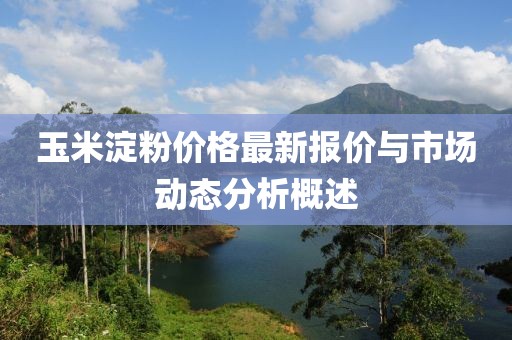 玉米淀粉价格最新报价与市场动态分析概述
