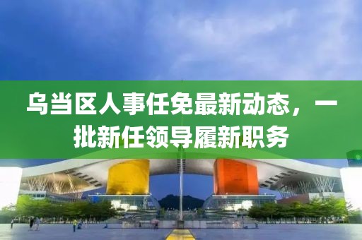 乌当区人事任免最新动态，一批新任领导履新职务