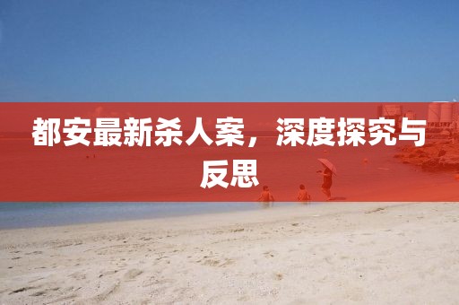 都安最新杀人案，深度探究与反思