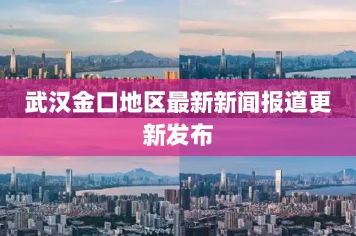 武汉金口地区最新新闻报道更新发布