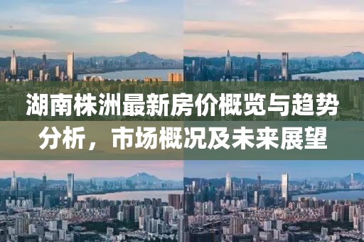 湖南株洲最新房价概览与趋势分析，市场概况及未来展望