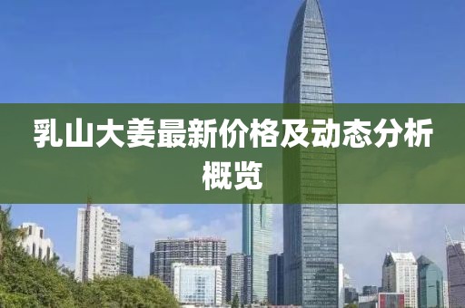 乳山大姜最新价格及动态分析概览