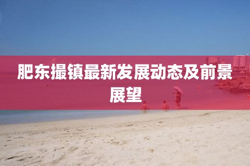 肥东撮镇最新发展动态及前景展望