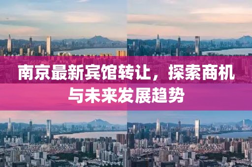 南京最新宾馆转让，探索商机与未来发展趋势