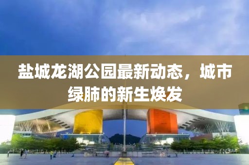 盐城龙湖公园最新动态，城市绿肺的新生焕发