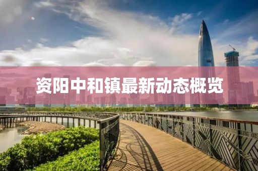 资阳中和镇最新动态概览