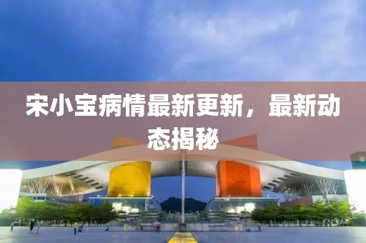 宋小宝病情最新更新，最新动态揭秘