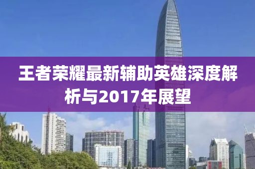 王者荣耀最新辅助英雄深度解析与2017年展望