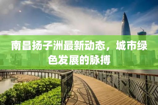 南昌扬子洲最新动态，城市绿色发展的脉搏