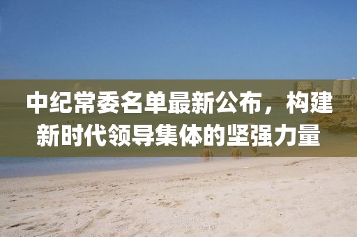 中纪常委名单最新公布，构建新时代领导集体的坚强力量