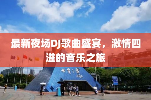 最新夜场DJ歌曲盛宴，激情四溢的音乐之旅