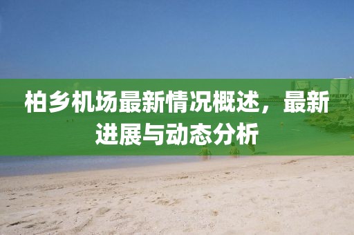 柏乡机场最新情况概述，最新进展与动态分析