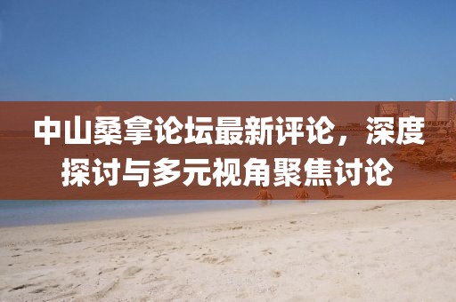 中山桑拿论坛最新评论，深度探讨与多元视角聚焦讨论