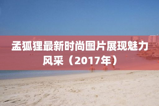 孟狐狸最新时尚图片展现魅力风采（2017年）