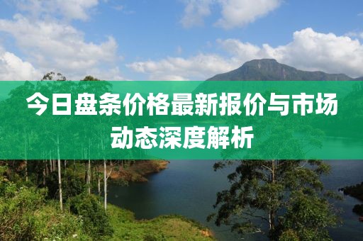今日盘条价格最新报价与市场动态深度解析