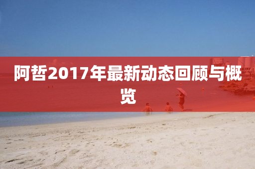 阿哲2017年最新动态回顾与概览