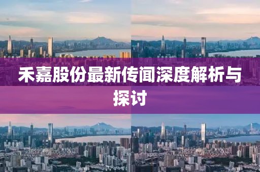 禾嘉股份最新传闻深度解析与探讨