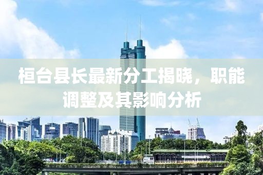 桓台县长最新分工揭晓，职能调整及其影响分析