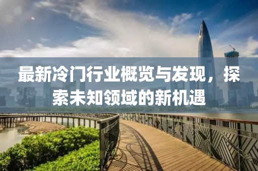 最新冷门行业概览与发现，探索未知领域的新机遇