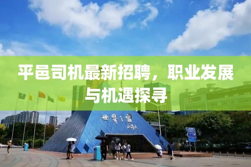平邑司机最新招聘，职业发展与机遇探寻