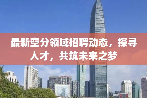 最新空分领域招聘动态，探寻人才，共筑未来之梦