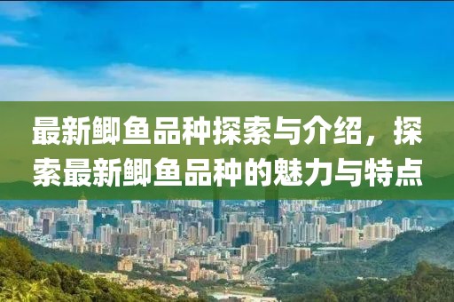 最新鲫鱼品种探索与介绍，探索最新鲫鱼品种的魅力与特点
