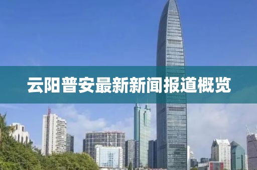 云阳普安最新新闻报道概览