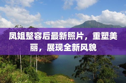 凤姐整容后最新照片，重塑美丽，展现全新风貌