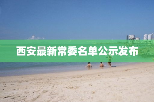 西安最新常委名单公示发布