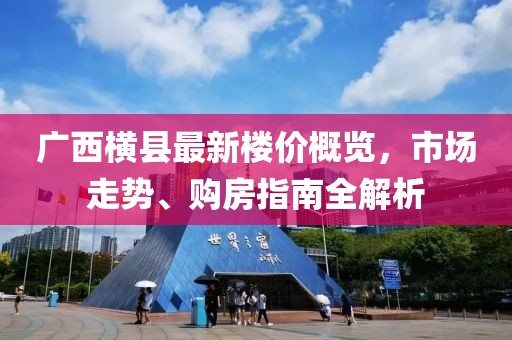 广西横县最新楼价概览，市场走势、购房指南全解析