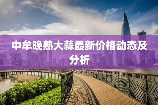 中牟晚熟大蒜最新价格动态及分析