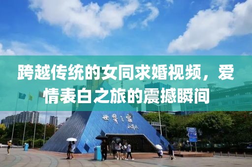 跨越传统的女同求婚视频，爱情表白之旅的震撼瞬间