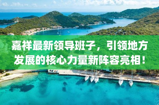嘉祥最新领导班子，引领地方发展的核心力量新阵容亮相！
