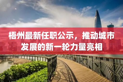 梧州最新任职公示，推动城市发展的新一轮力量亮相