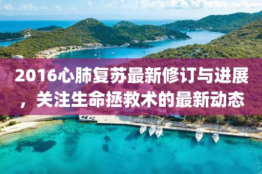 2016心肺复苏最新修订与进展，关注生命拯救术的最新动态