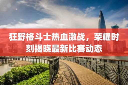 狂野格斗士热血激战，荣耀时刻揭晓最新比赛动态