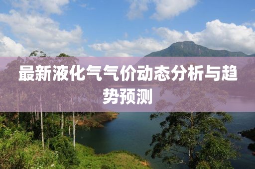最新液化气气价动态分析与趋势预测