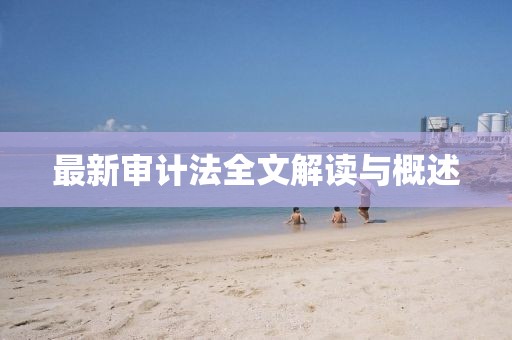 最新审计法全文解读与概述