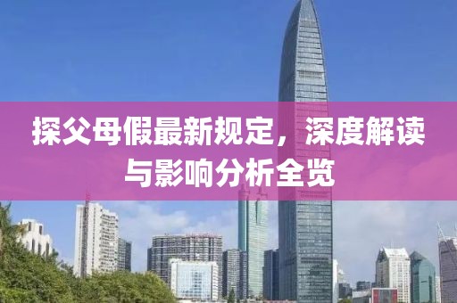 探父母假最新规定，深度解读与影响分析全览