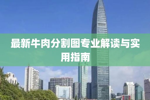 最新牛肉分割图专业解读与实用指南
