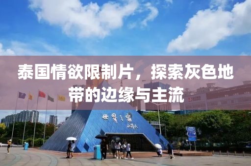 泰国情欲限制片，探索灰色地带的边缘与主流