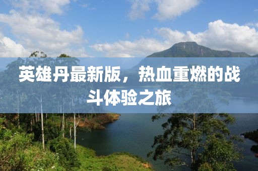 英雄丹最新版，热血重燃的战斗体验之旅