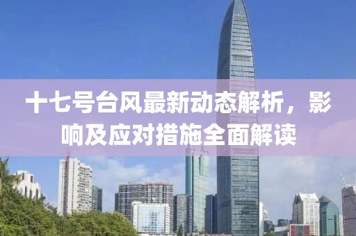 十七号台风最新动态解析，影响及应对措施全面解读
